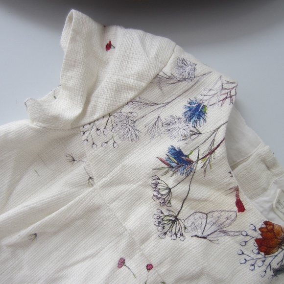 ZARA Toddler Floral Cotton Dress - Picture 5 of 8